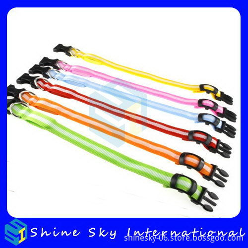 Newest Cheapest Canvas Led Dog Collar
